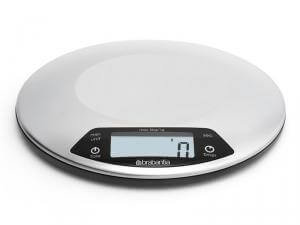 BALANCE DE CUISINE + MINUTEUR BRABANTIA PROFIL LINE