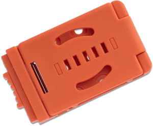 Couteau à lame fixe Amare Knives Peak orange, vue 2