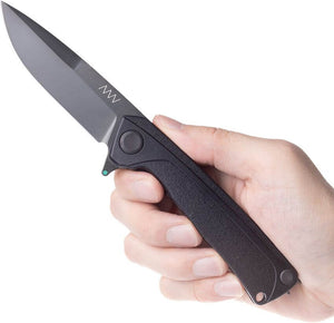 Taschenmesser ANV Knives Z100 Sleipner schwarz, Ansicht 3