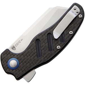 Pocket knife Kizer Sheepdog Linerlock carbon fibre, view 2