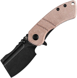 Taschenmesser Kansept Korvid Cleaver braun