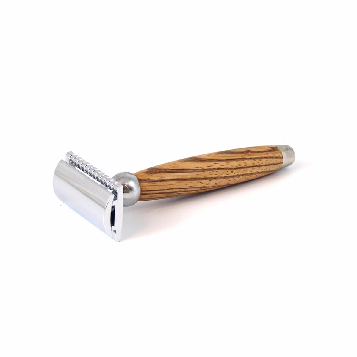 Snakewood safety razor, made in Thiers, view 2