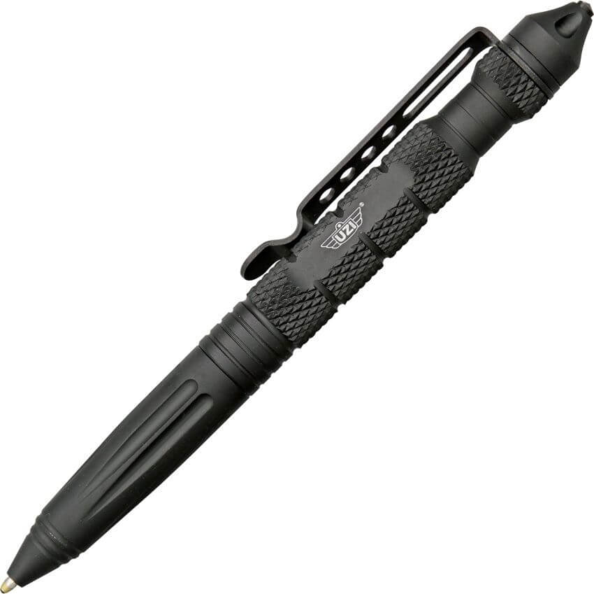 Stylo tactique UZI Tactical Pen noir, vue 2