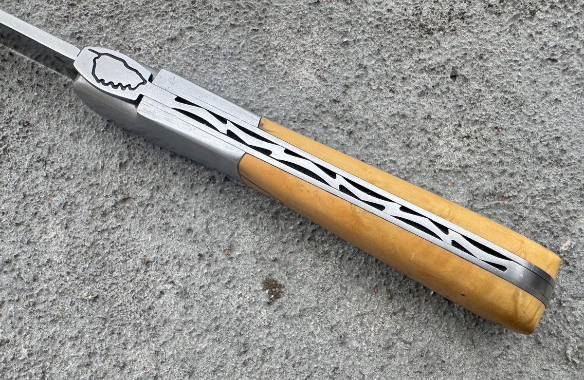 Couteau corse Fontenille Pataud Vendetta buis, vue 2