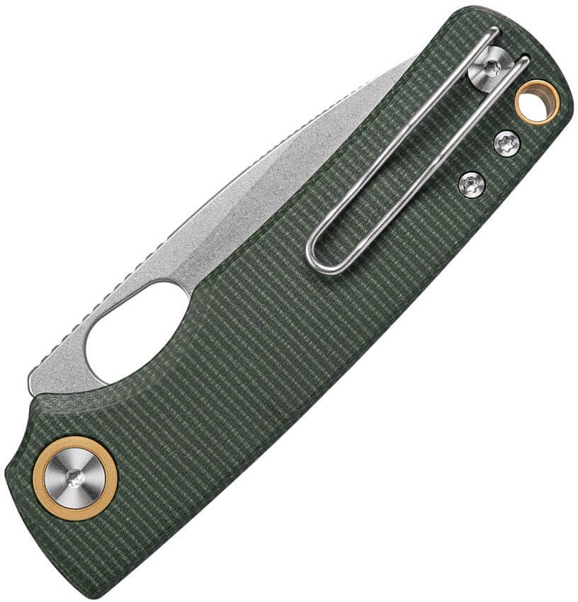 Couteau de poche Vosteed Porcupine Linerlock vert, vue 2