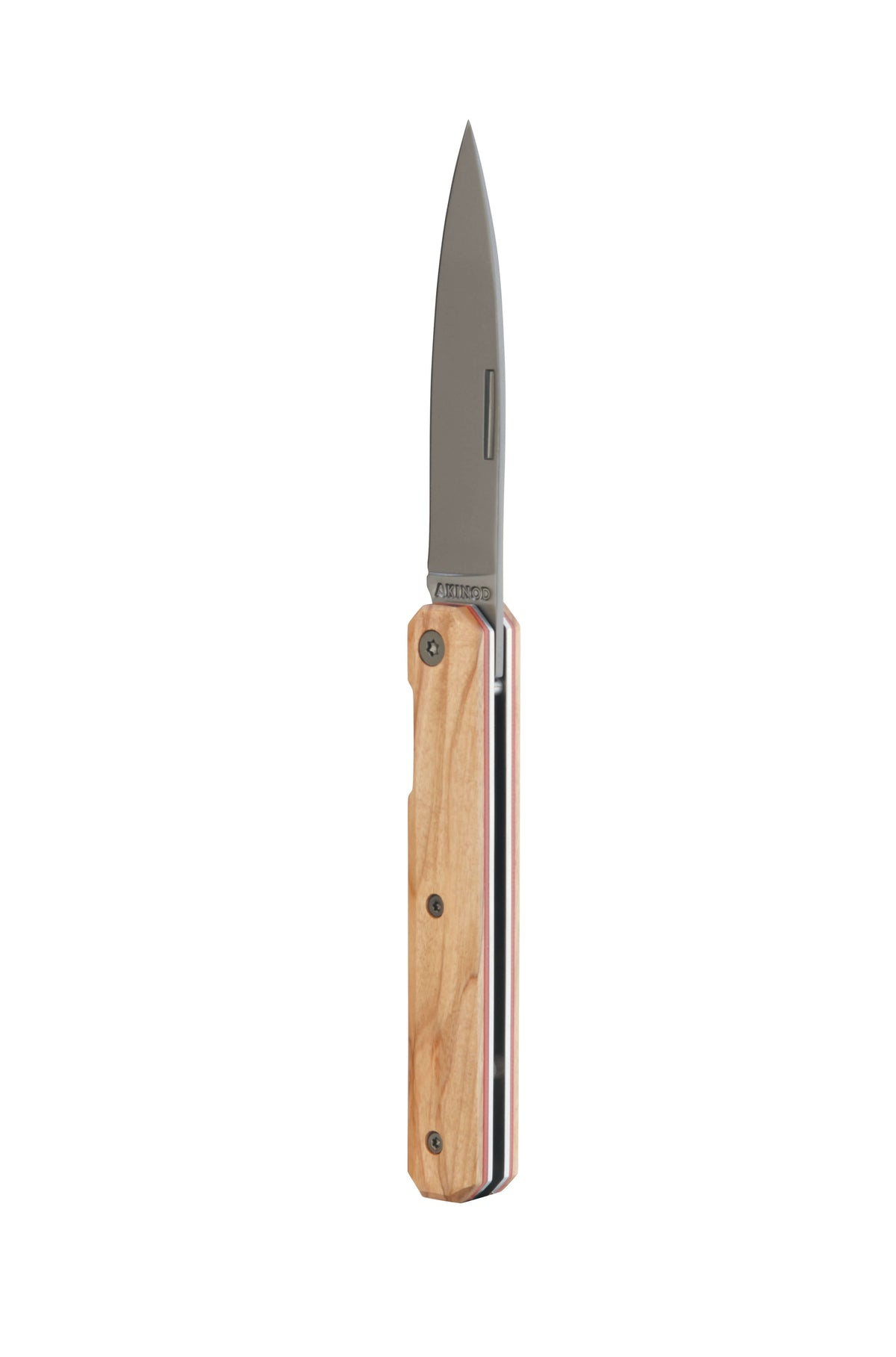 Akinod 18H07 folding knife, olive wood, view 3