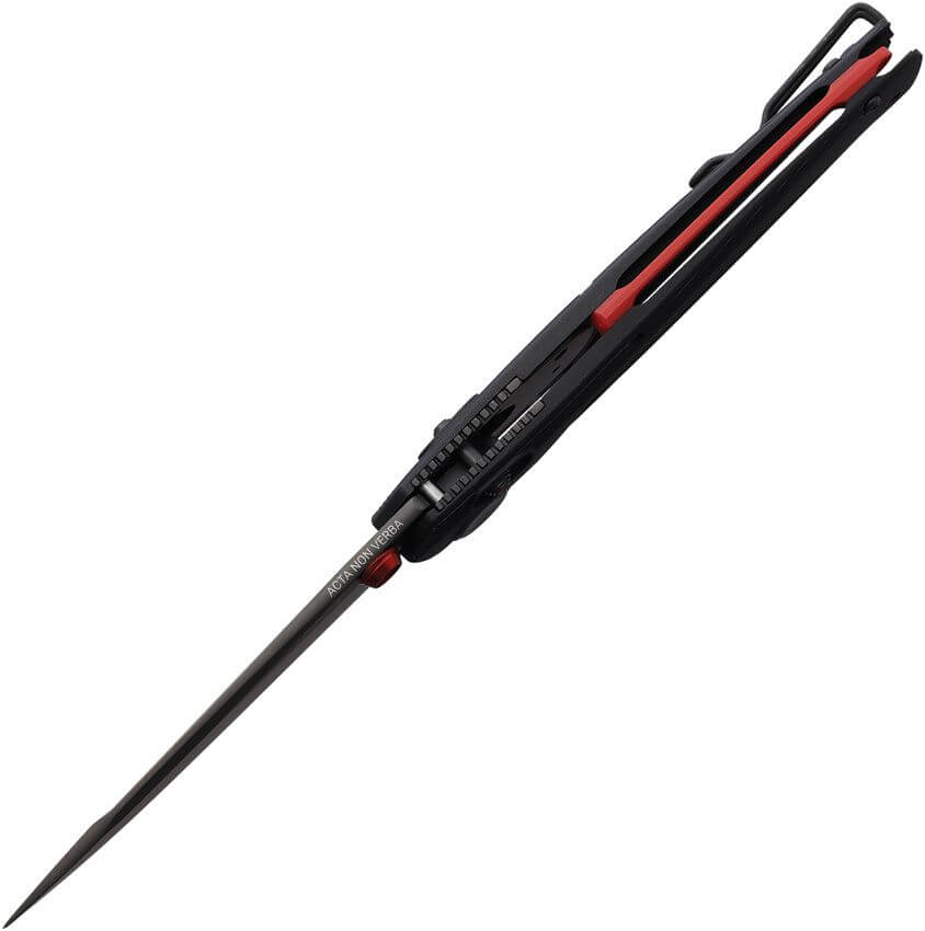 Taschenmesser ANV Knives A100 A-Lock schwarz/rot, Ansicht 3