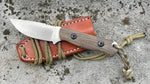 Fixed-blade knife Bark River Micro Bravo micarta