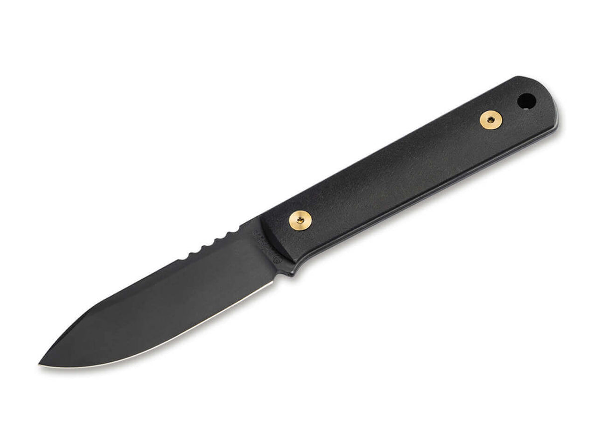 Couteau à lame fixe Böker BFF Packlite Allblack Stargaze