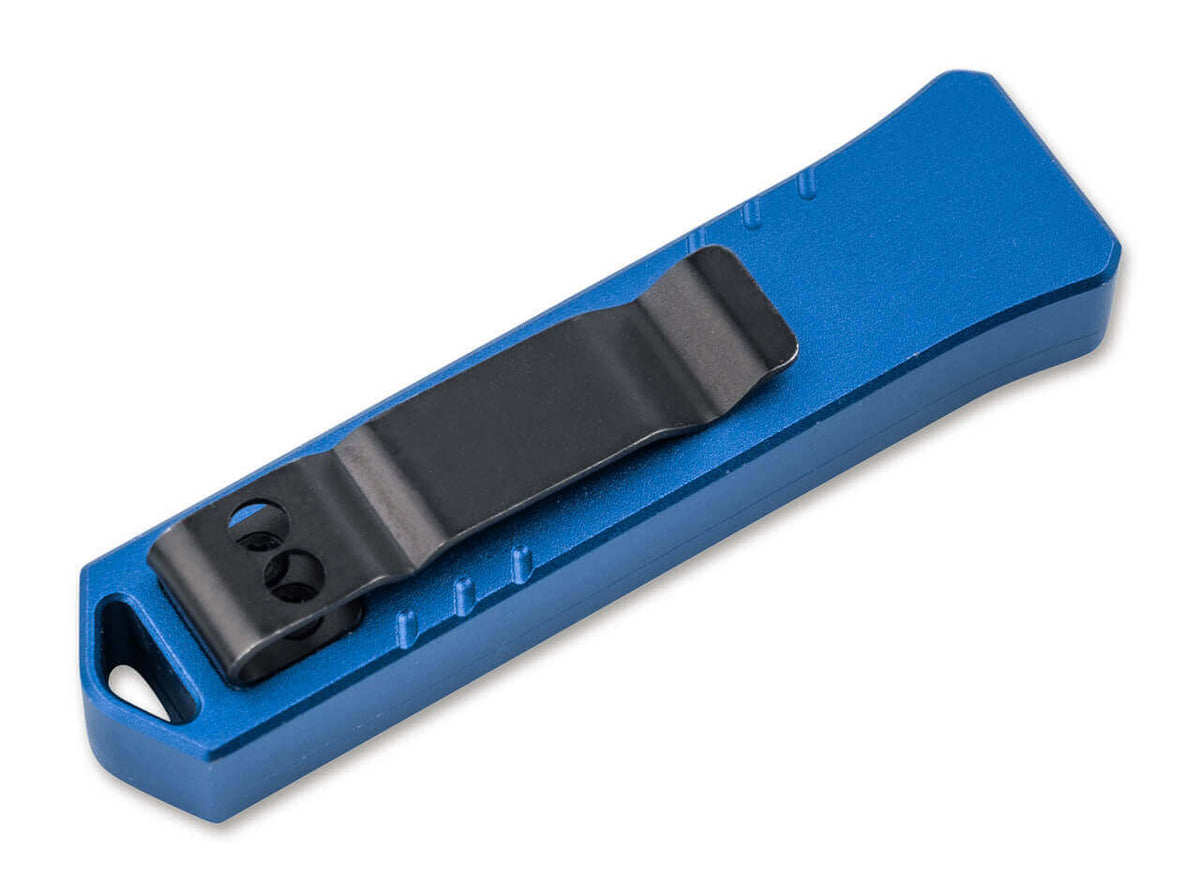 Böker Plus Micro USB OTF automatic knife, blue, view 2