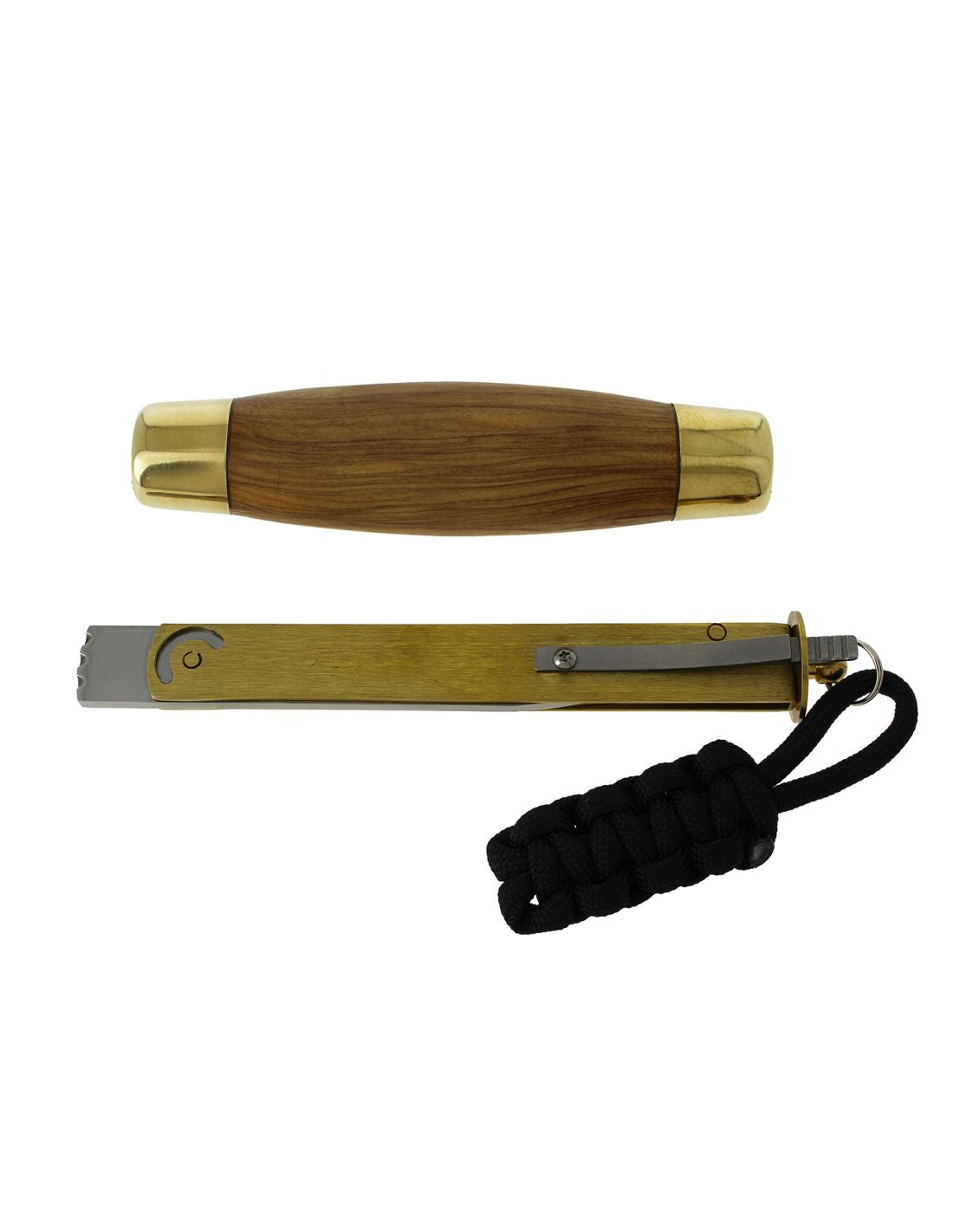 Boréal olive wood barrel knife, view 4