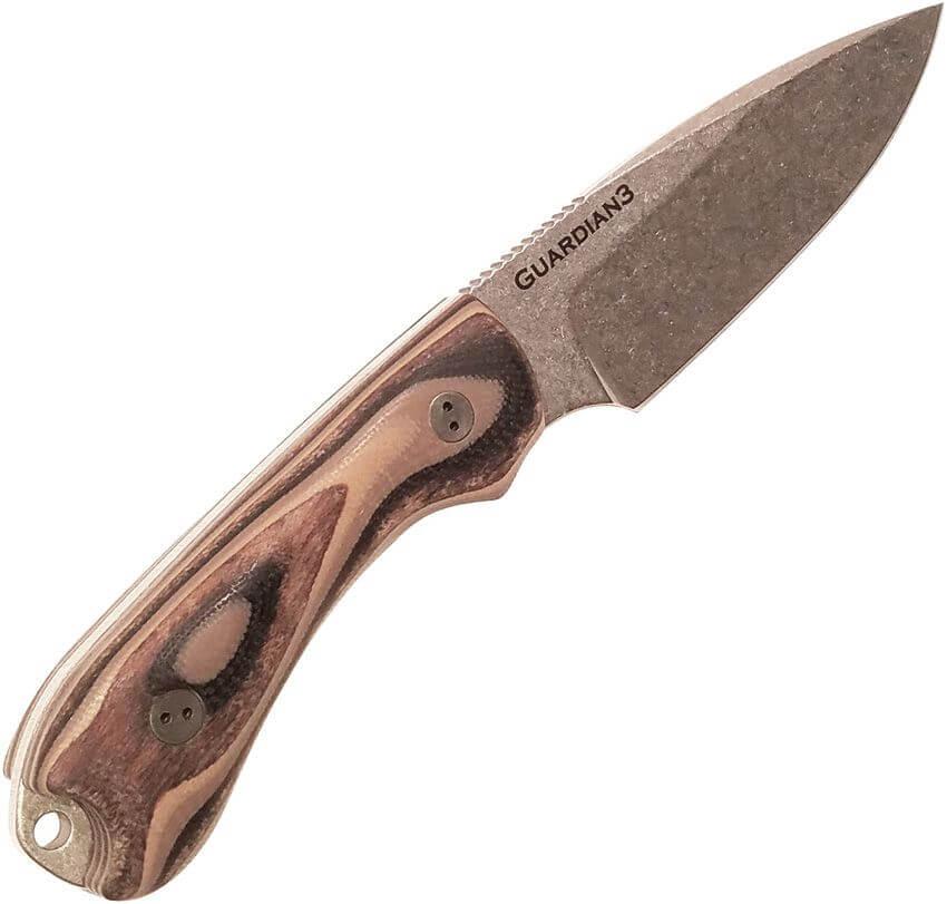Couteau à lame fixe Bradford Guardian 3 G-Wood
