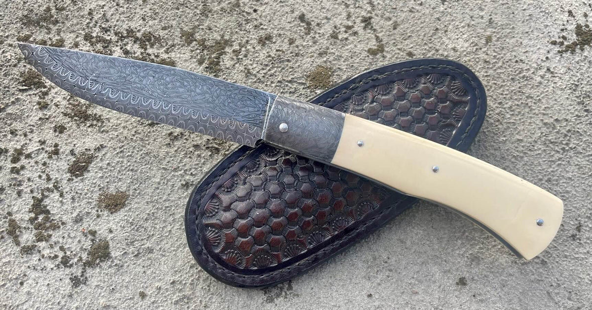 Couteau d'artisan Anthony Brochier Talar XXL damas