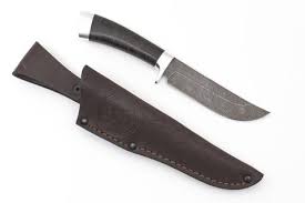 Hunting knife Bulat Shurale Damascus, view 2