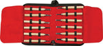 Wood carving set with 12 chisels