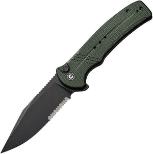 Pocket knife Civivi Cogent Button Lock micarta