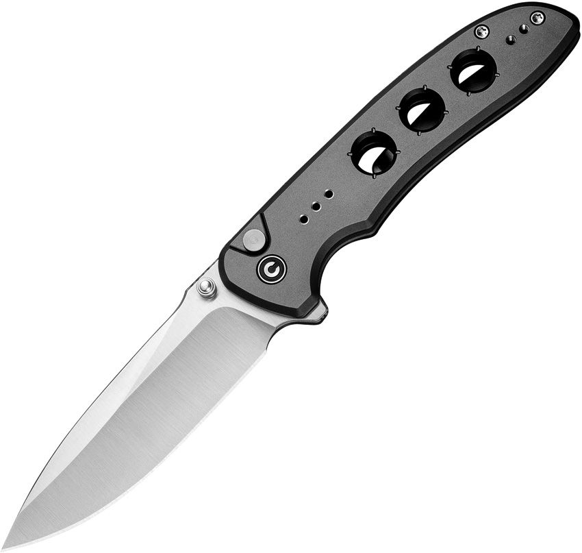 Couteau de poche Civivi Hyperpulse Button Lock gris