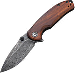 Taschenmesser Civivi Pintail Damast Holz