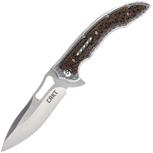 Folding knife CRKT Ikoma Fossil