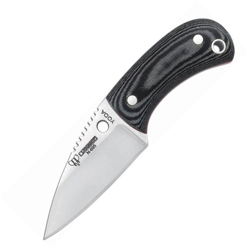 Couteau de cou Cudeman Yoda micarta noir