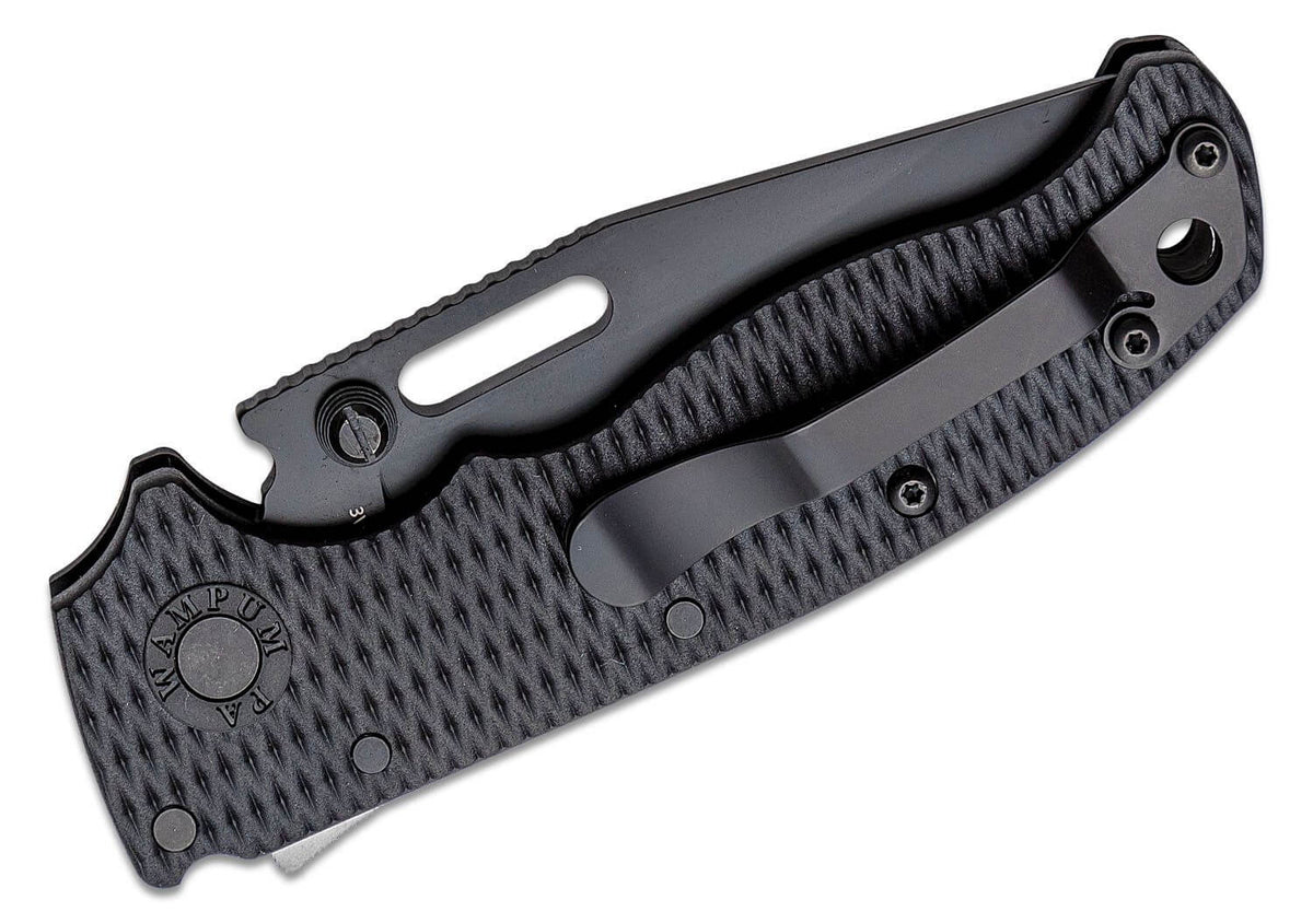 Demko AD20.5 Shark Lock Black folding knife, view 2