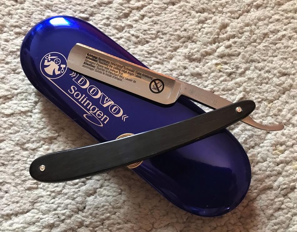 Dovo 5/8 ebony hollow-ground straight razor