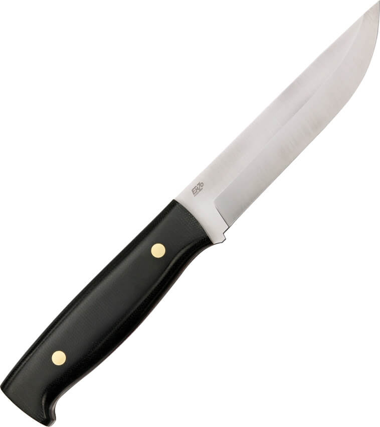 Enzo Camper 125 Black Micarta bushcraft knife
