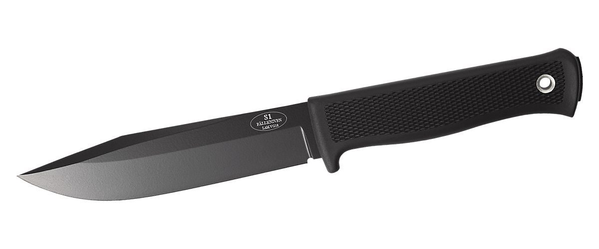 Couteau outdoor Fällkniven S1 Forest lame noire