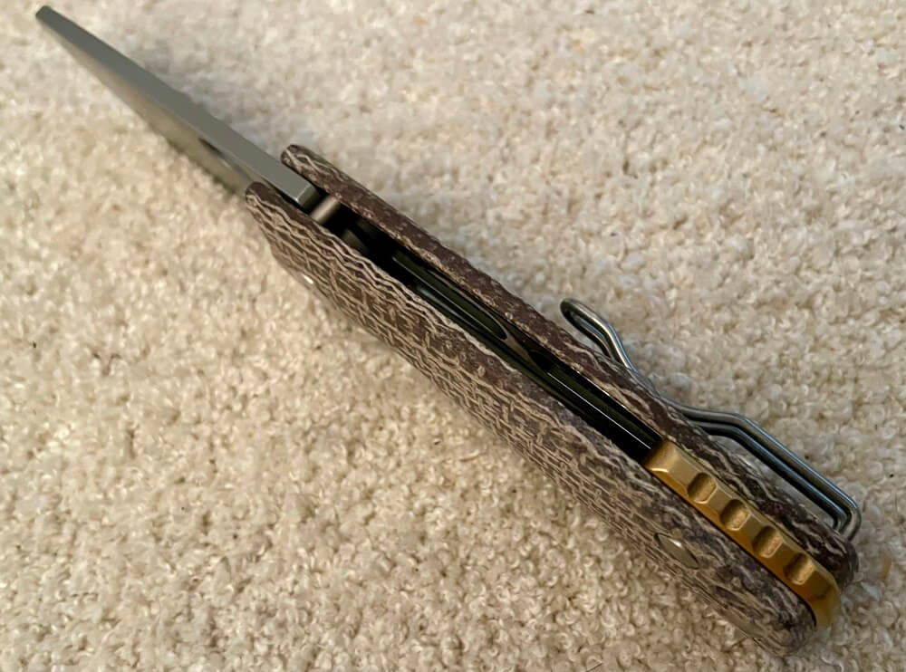 Fox Baby Core Micarta pocket knife, view 3