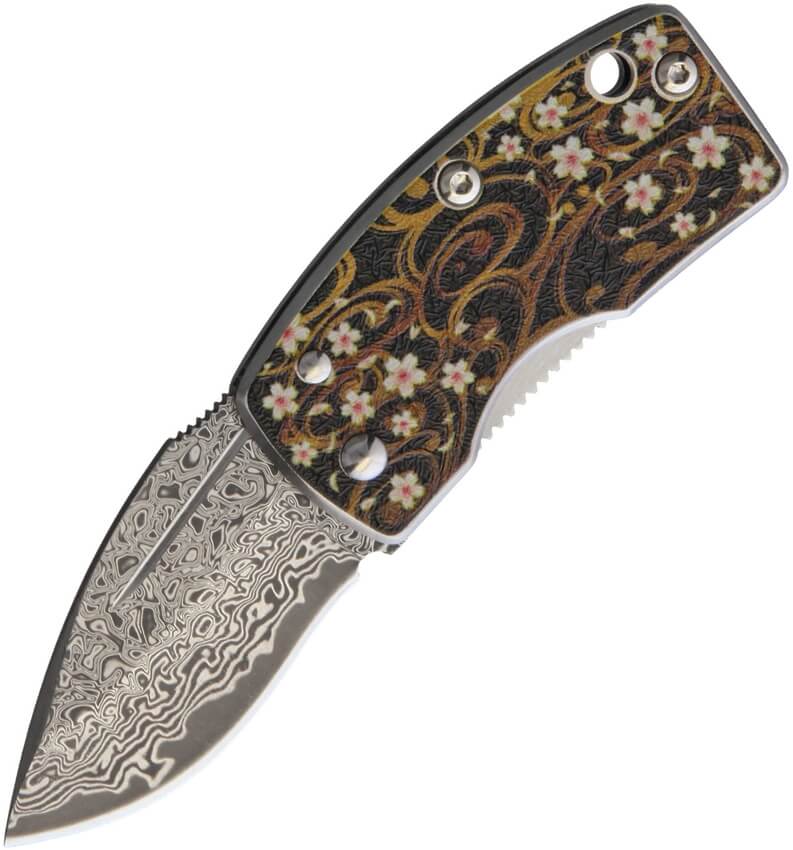 Damascus knife G. Sakai money clip
