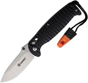 Ganzo G7412 black folding knife