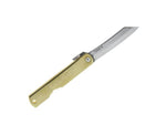 Japanese knife Higonokami brass 10 cm