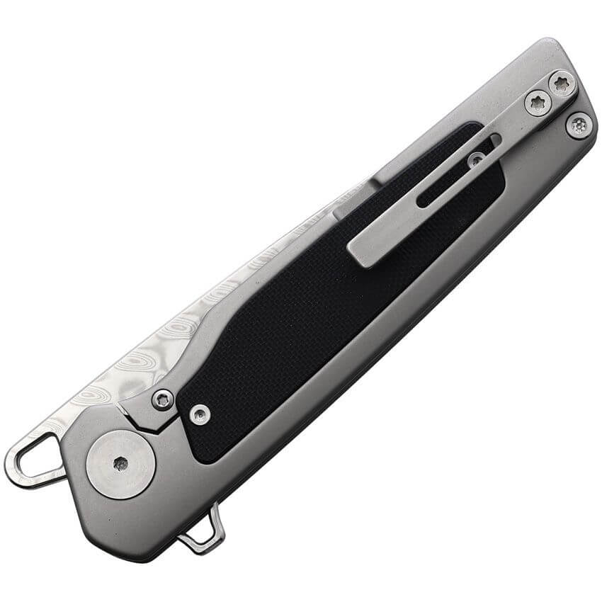 Couteau Damas Krudo Xzile Framelock, vue 2
