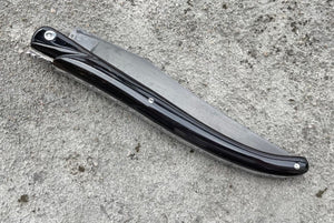 Laguiole en Aubrac knife 14 cm blackened blade, view 2