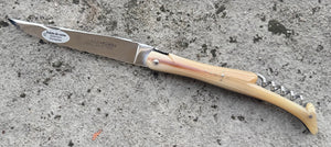 Laguiole en Aubrac 14 cm horn corkscrew
