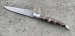 Laguiole en Aubrac Damast Mammutbackenzahn