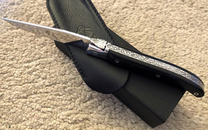 Laguiole knife Dozorme Secret ebony, view 2