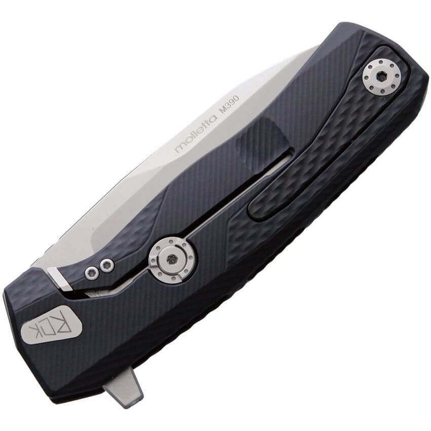 Pocket knife Lion Steel ROK black aluminium, view 3