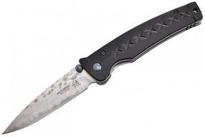 Mcusta Tsuchi Black Damascus folding knife