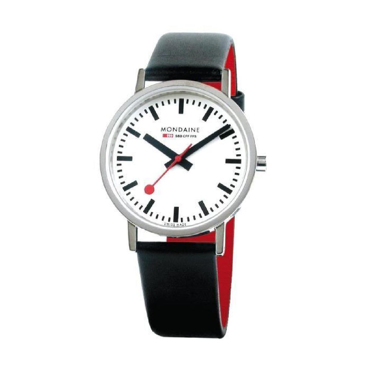 Swiss railway watch Mondaine Classic 36 mm