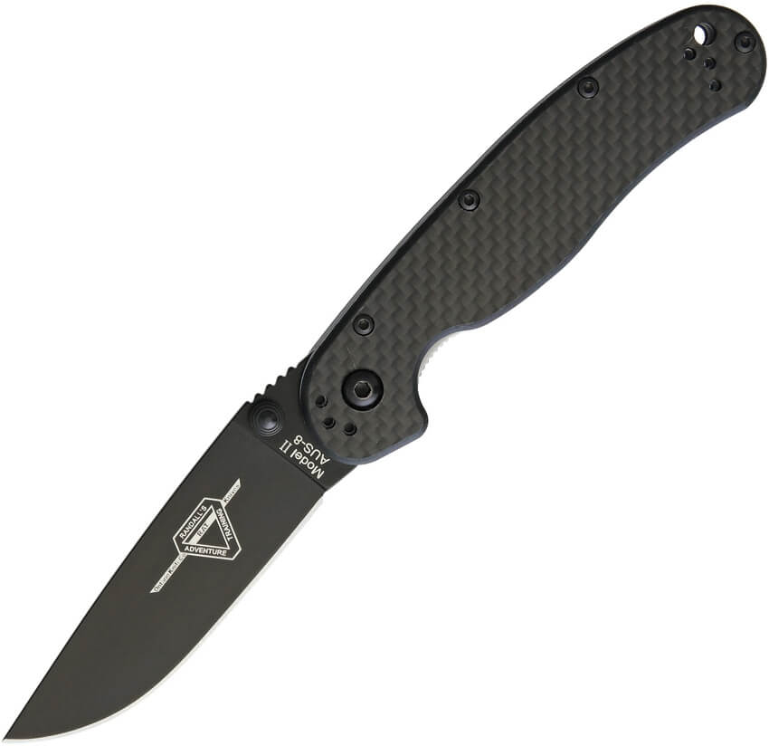 Ontario RAT II Carbon Fiber folding knife