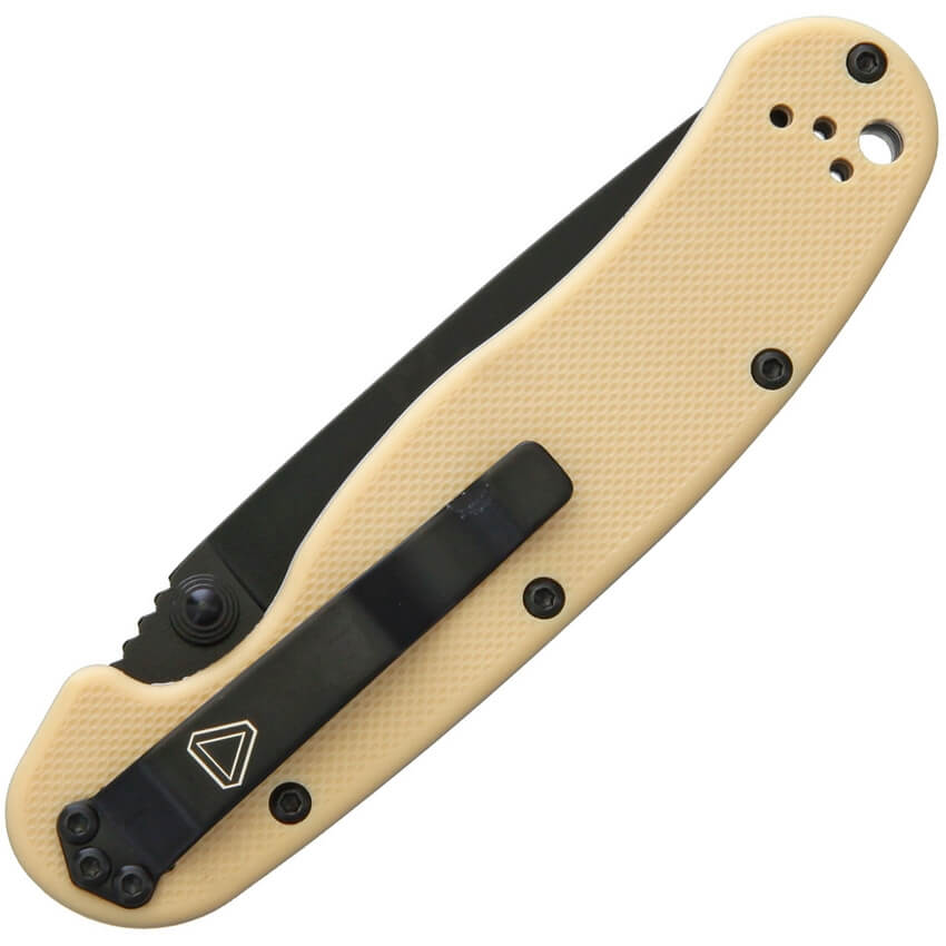 Klappmesser Ontario RAT II Desert Tan D2, Ansicht 2