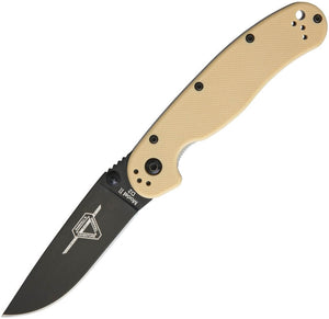 Klappmesser Ontario RAT II Desert Tan D2
