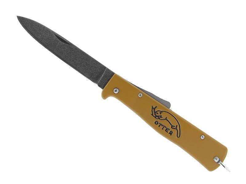 Couteau de poche Otter Mercator 11 cm sable carbone