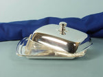 Butterdose 705464, versilbertes Metall