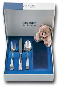 Berndorf coffret 3 couverts enfant, métal argenté
