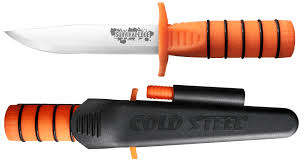 Survival knife Cold Steel Survival Edge Orange