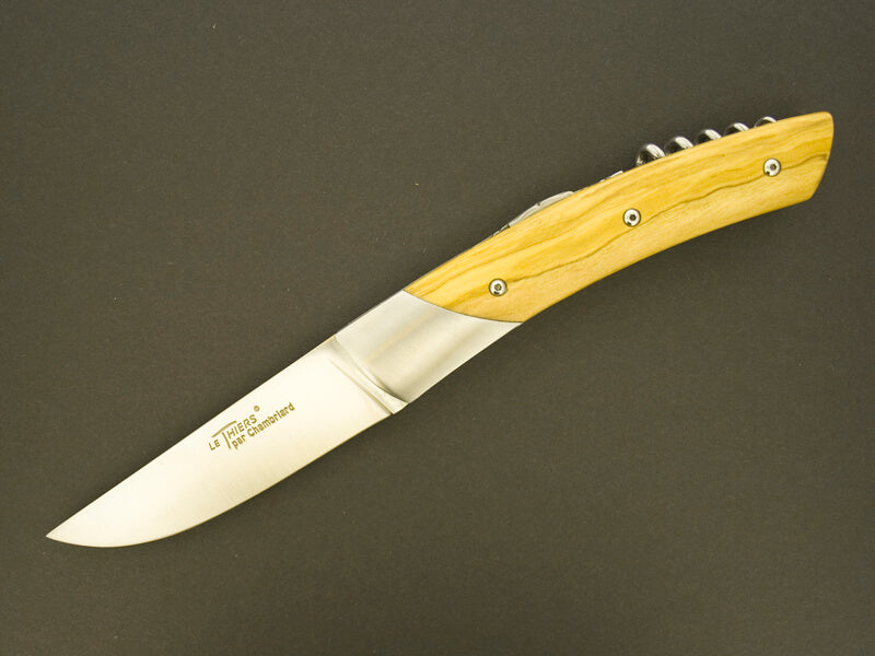 Couteau Thiers Chambriard Le Trappeur olivier