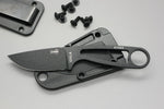 ESEE Izula black fixed-blade neck knife
