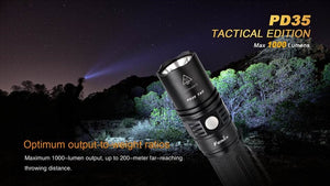 LED-Taschenlampe Fenix PD35 Tactical, Ansicht 3